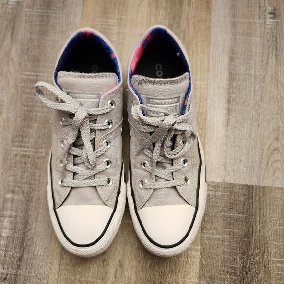 Converse All Star Womens Gray Sneakers Size 6 - Picture 3 of 10